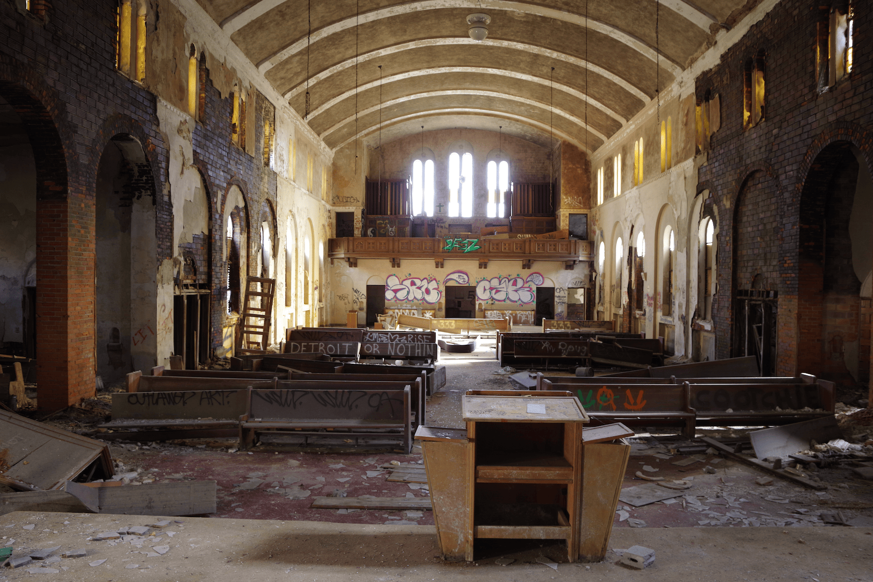 Dead detroit catholic church